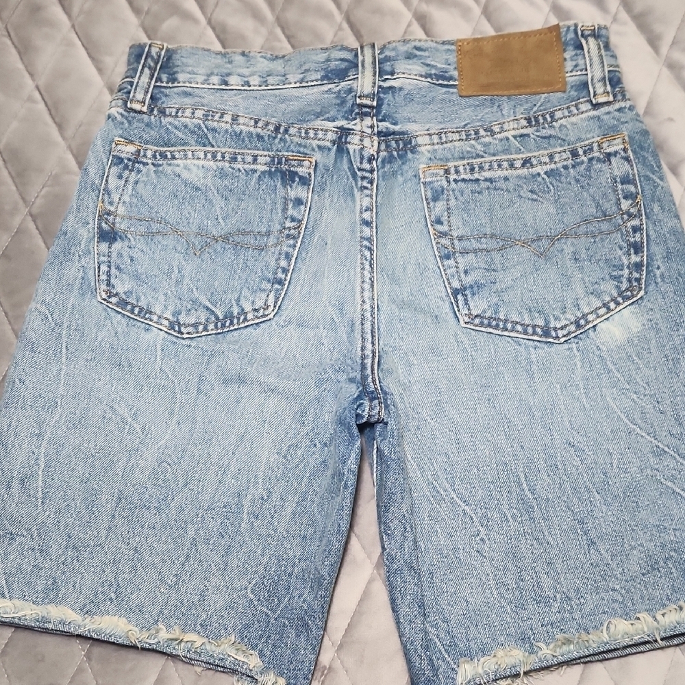 Ralph Lauren Faded Blue Kids Denim Shorts - Picture 3 of 5